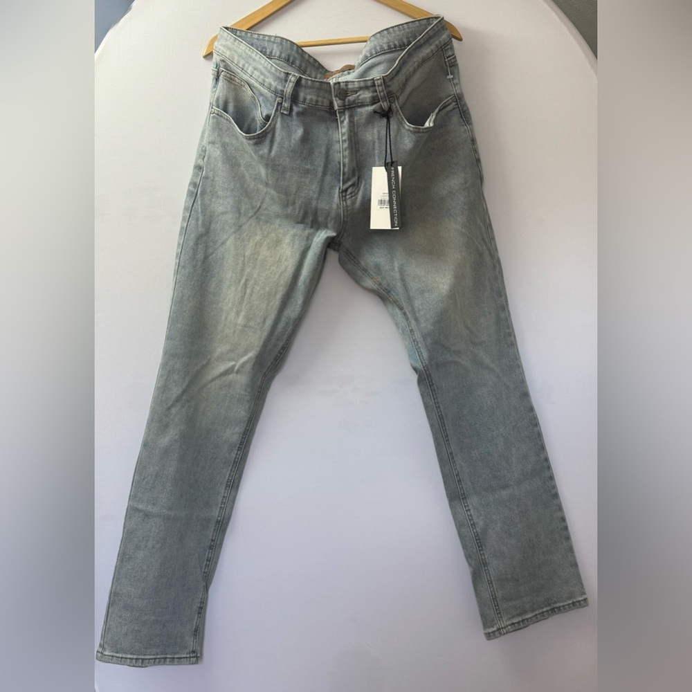 French Connection Light Gray Slim Jeans